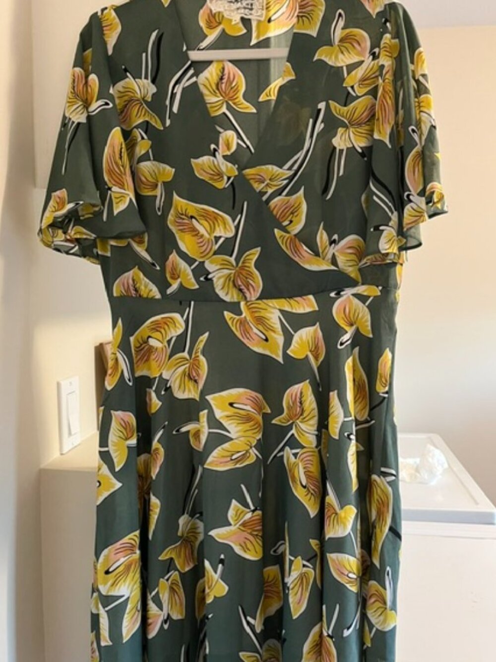 Pink Martini floral dress.
